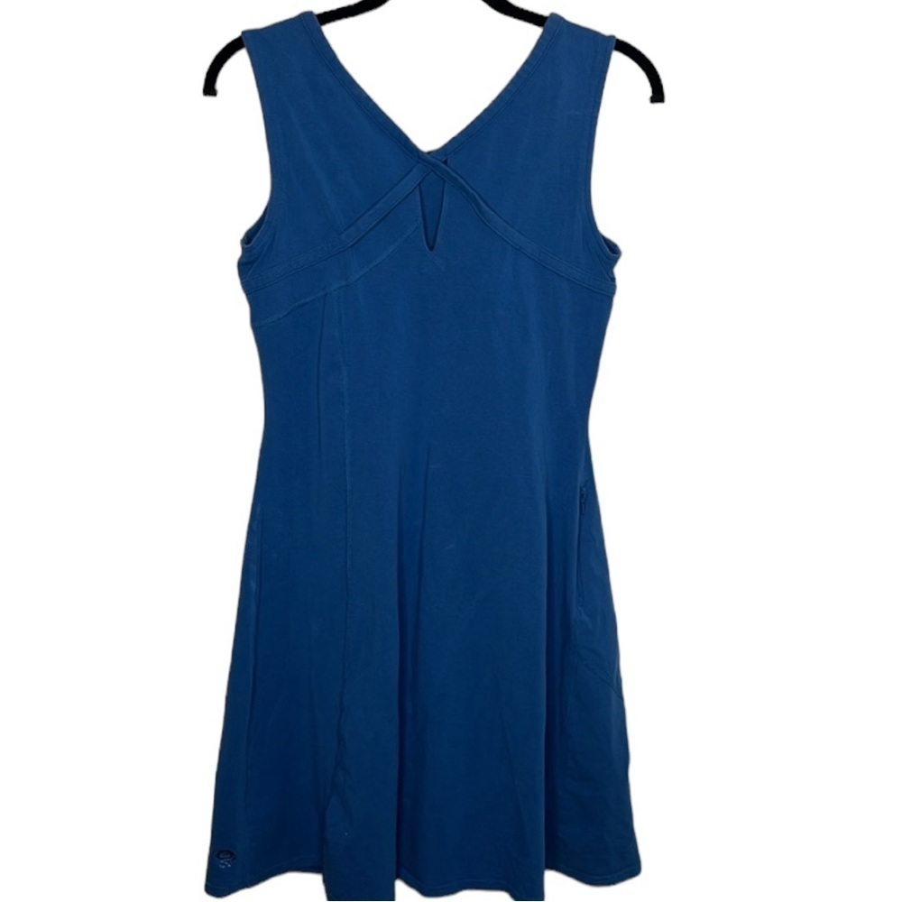 Mountain Hardwear Blue Sleeveless Criss Cross Dress Women's Size S - Picture 4 of 6